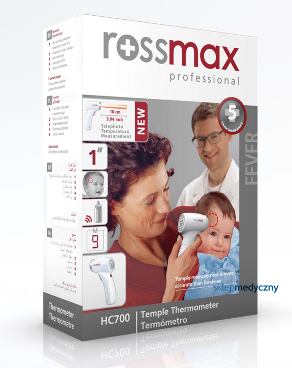 Rossmax HC700 <br />Termometr bezdotykowy